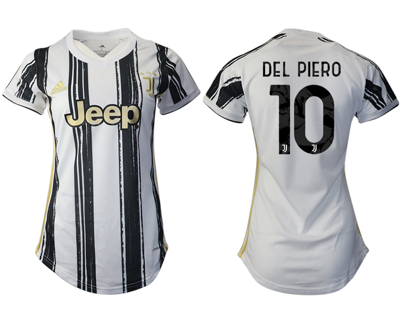 Women 2020-2021 Juventus home aaa version 10 white Soccer Jerseys1