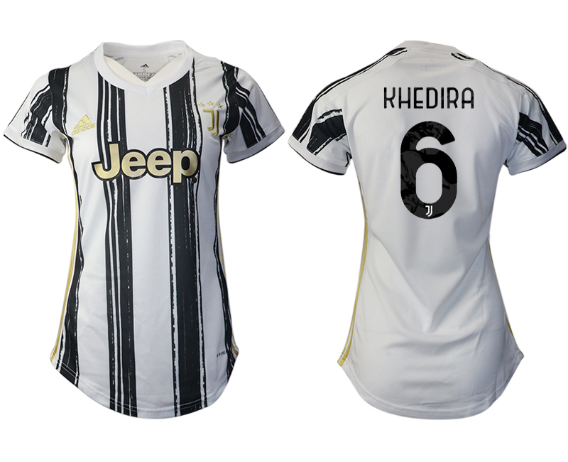 Women 2020-2021 Juventus home aaa version 6 white Soccer Jerseys