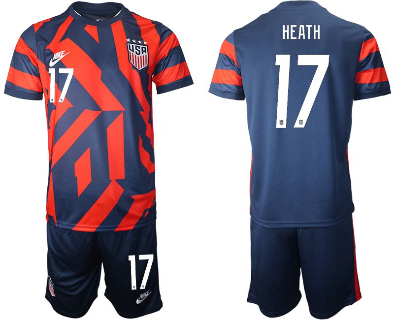 Men 2020-2021 National team United States away 17 blue Nike Soccer Jersey