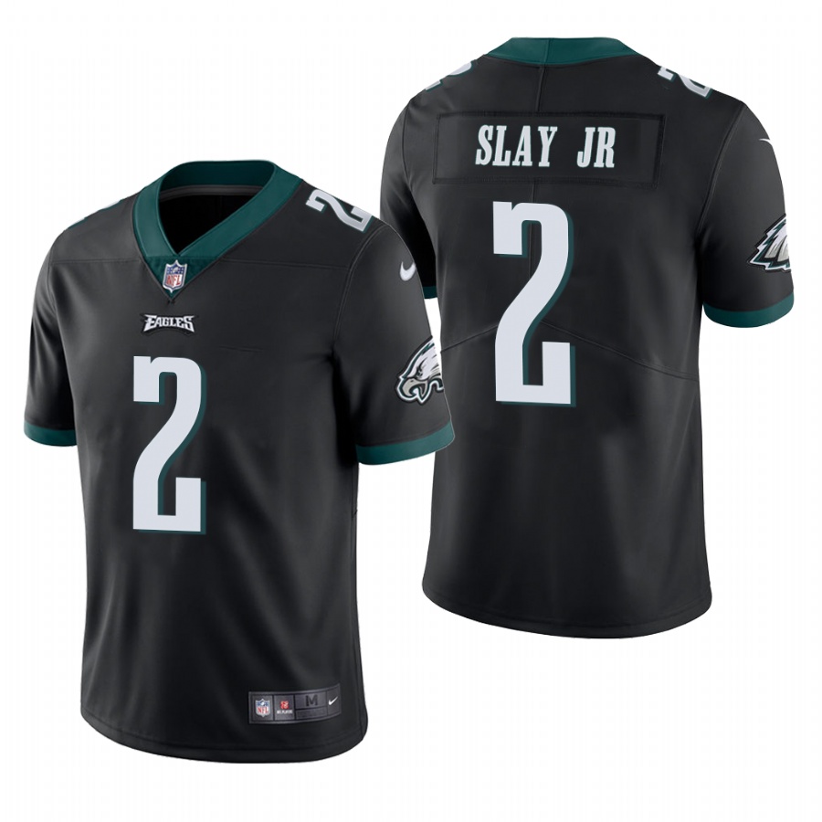 Men's Philadelphia Eagles #2 Darius Slay Jr. Black Vapor Limited Jersey