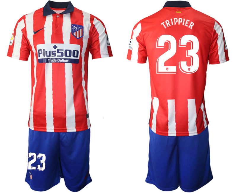 Men 2020-2021 club Atletico Madrid home 23 red Soccer Jerseys