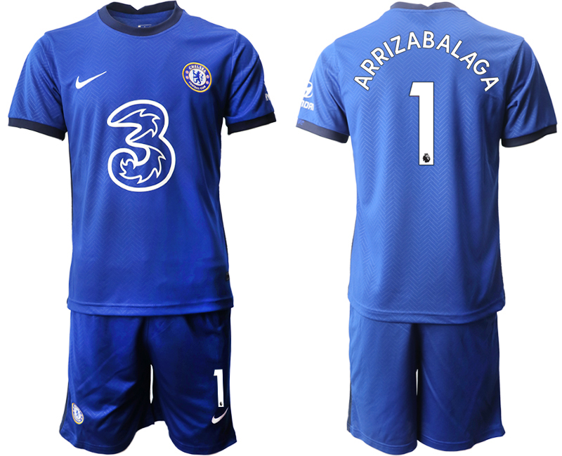 Men 2020-2021 club Chelsea home 1 blue Soccer Jerseys