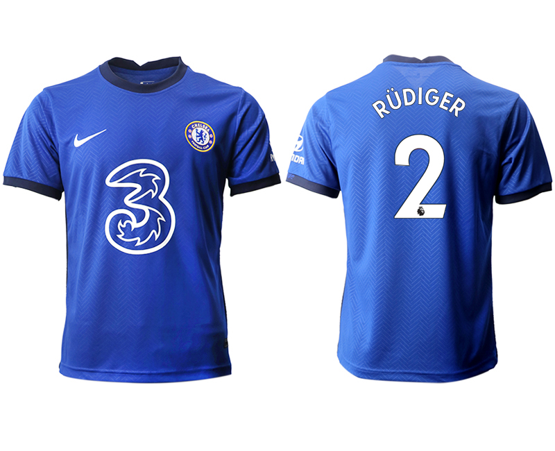 Men 2020-2021 club Chelsea home aaa version 2 blue Soccer Jerseys