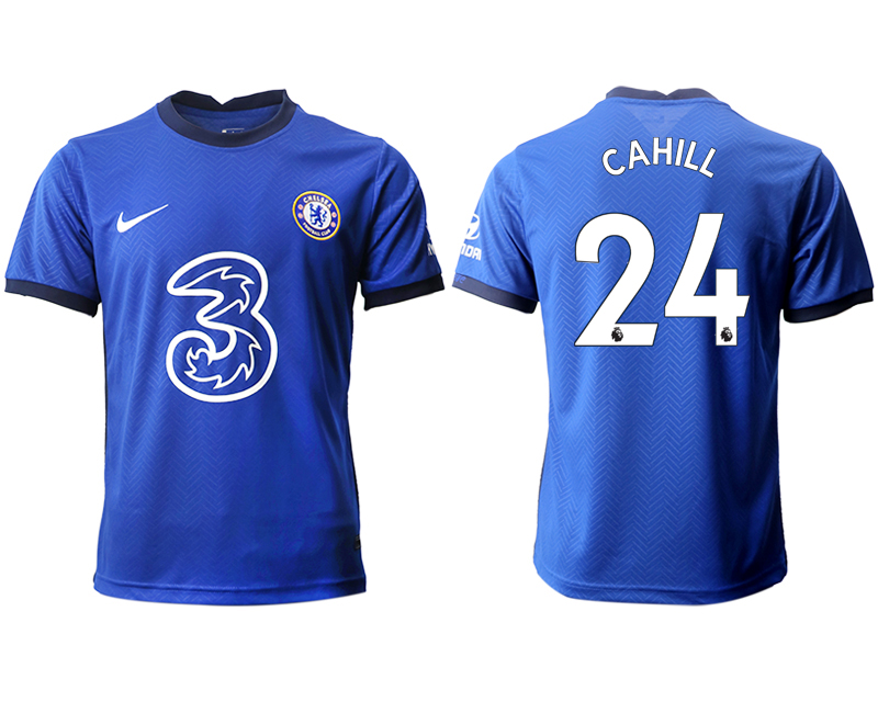 Men 2020-2021 club Chelsea home aaa version 24 blue Soccer Jerseys