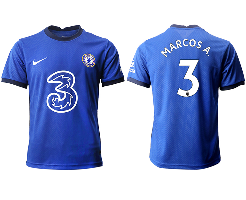 Men 2020-2021 club Chelsea home aaa version 3 blue Soccer Jerseys