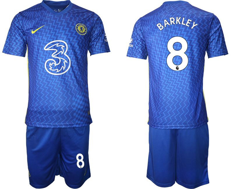 Men 2021-2022 Club Chelsea FC home blue 8 Nike Soccer Jersey