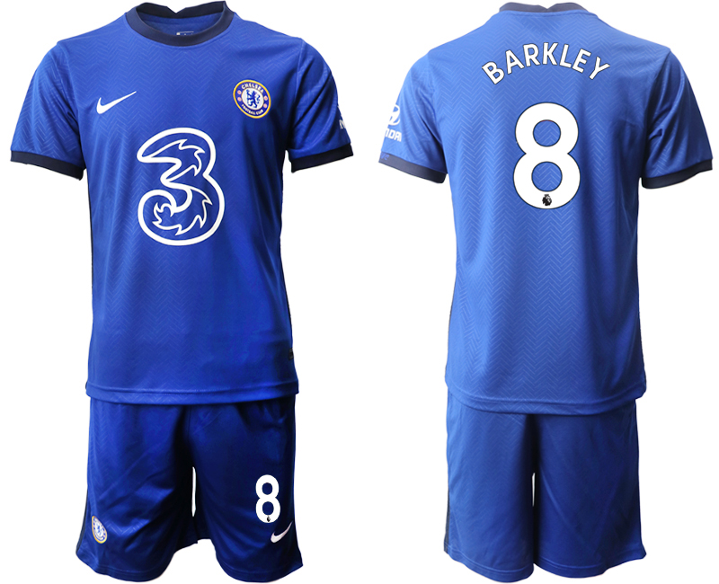 Men 2020-2021 club Chelsea home 8 blue Soccer Jerseys