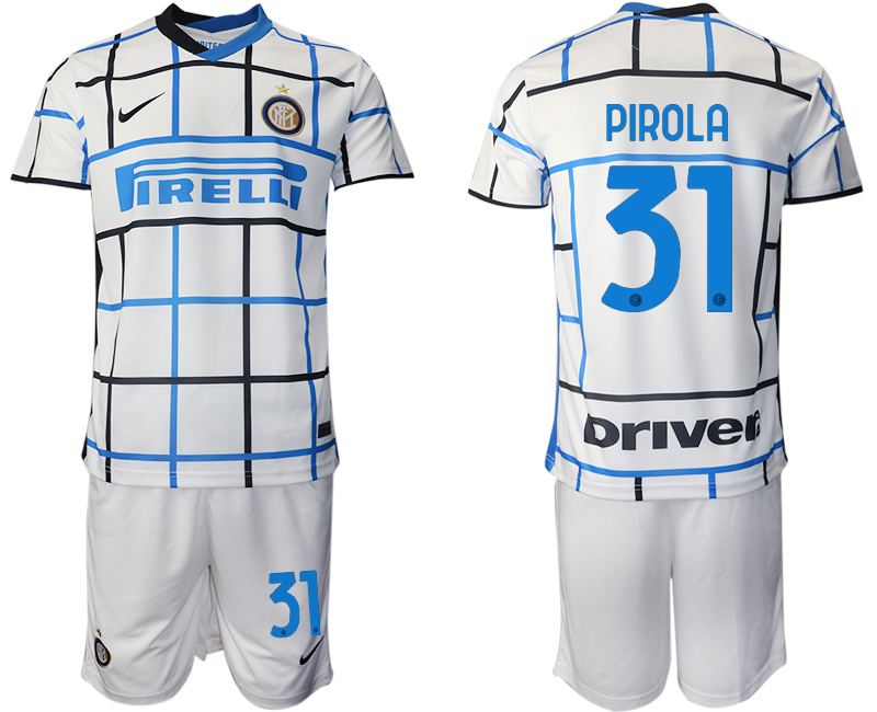 Men 2020-2021 club Inter milan away 31 white Soccer Jerseys1