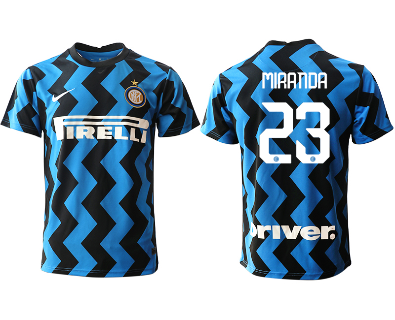 Men 2020-2021 club Inter Milan home aaa versio 23 blue Soccer Jerseys