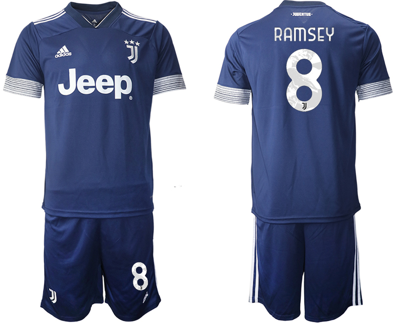 Men 2020-2021 club Juventus away 8 blue Soccer Jerseys