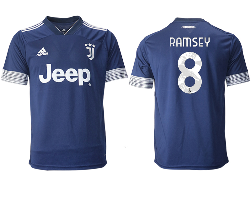 Men 2020-2021 club Juventus away aaa version 8 blue Soccer Jerseys