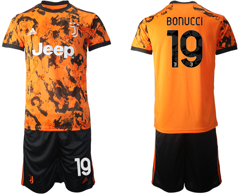 Men 2020-2021 club Juventus Second away 19 orange Soccer Jerseys