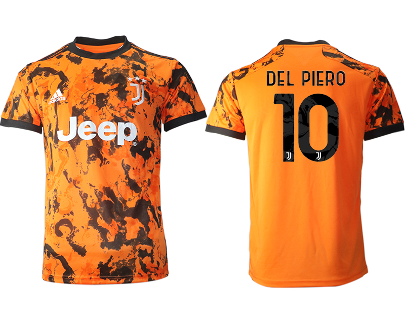 Men 2020-2021 club Juventus Second away aaa version 10 orange Soccer Jerseys