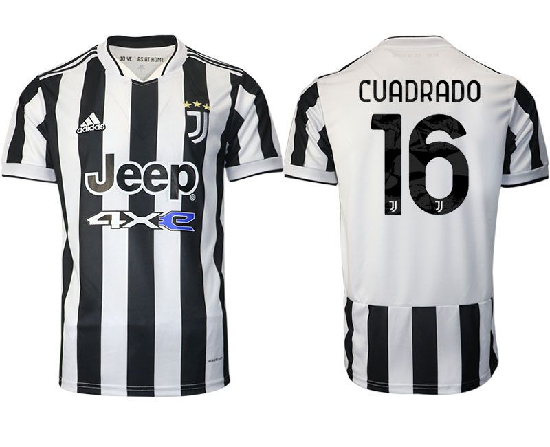 Men 2021-2022 Club Juventus home aaa version white 16 Adidas Soccer Jersey