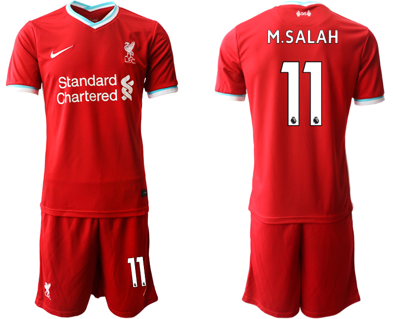 Men 2020-2021 club Liverpool home 11 red Soccer Jerseys