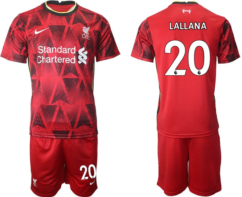 Men 2021-2022 Club Liverpool home red 20 Nike Soccer Jersey