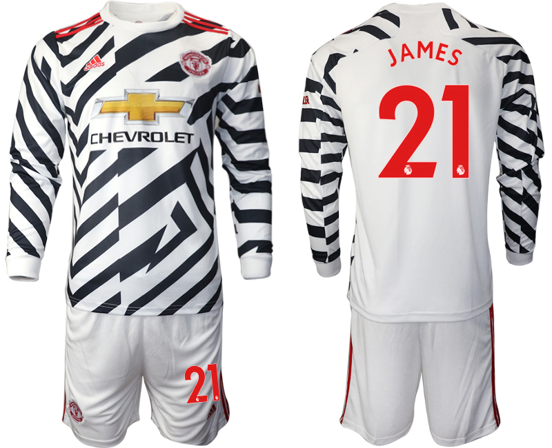 2021 Men Manchester united away long sleeve 21 soccer jerseys