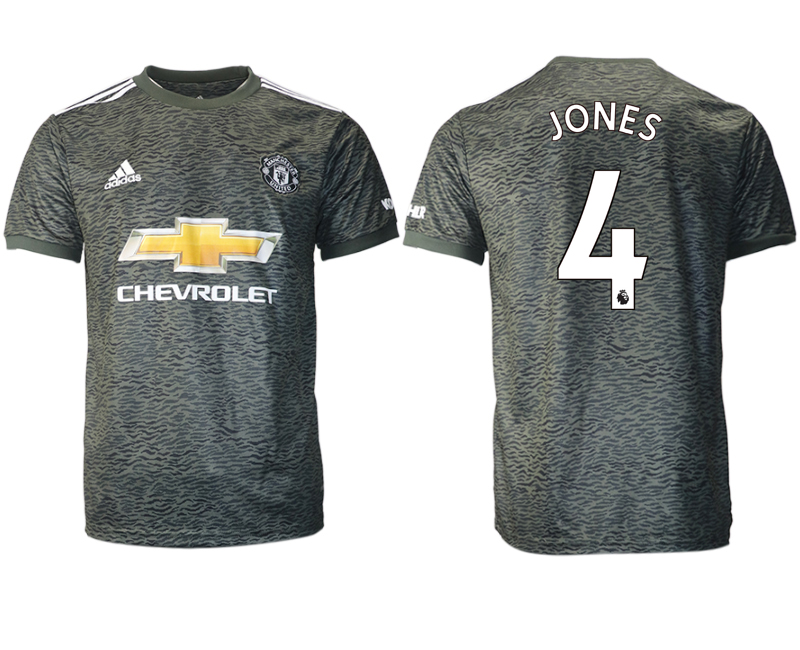 Men 2020-2021 club Manchester United away aaa version 4 black Soccer Jerseys