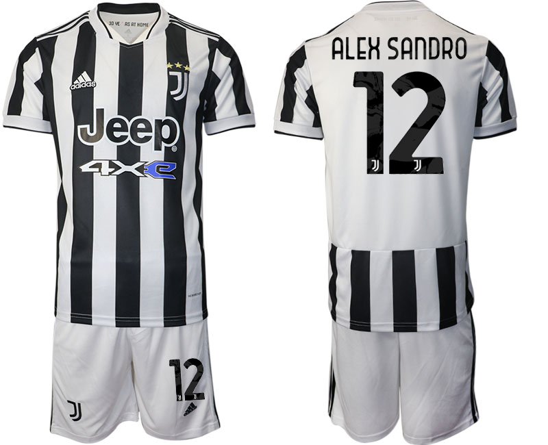 Men 2021-2022 Club Juventus home white 12 Adidas Soccer Jerseys