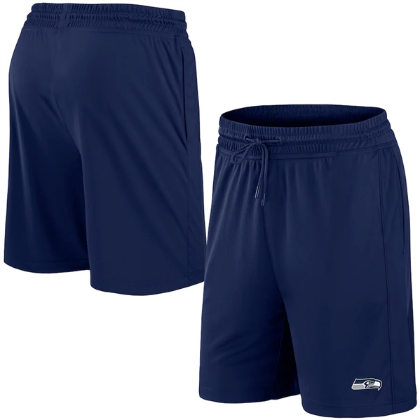 Men's Seattle Seahawks Navy Performance Shorts