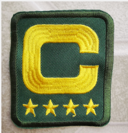 Green Bay Packers 4-star C Patch