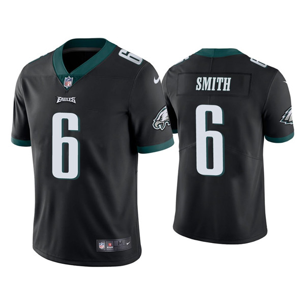 Youth Philadelphia Eagles #6 DeVonta Smith Black Vapor Untouchable Limited Stitched Jersey