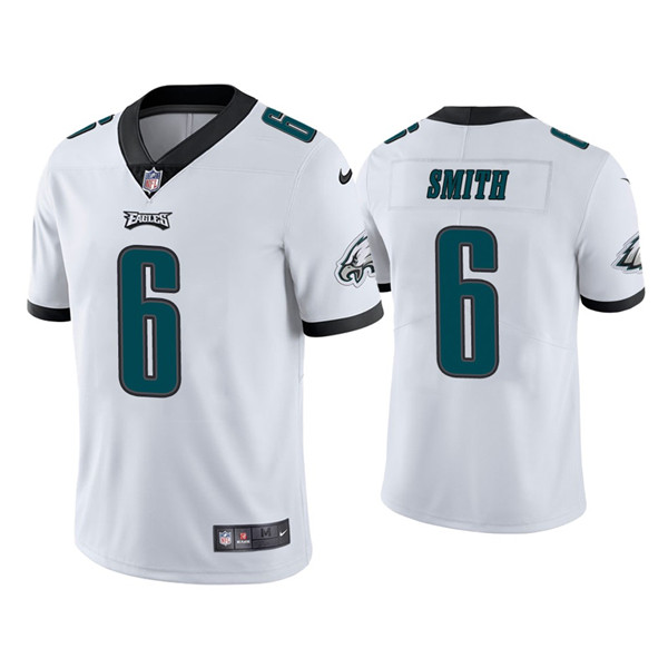 Youth Philadelphia Eagles #6 DeVonta Smith White Vapor Untouchable Limited Stitched Jersey