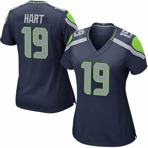 Women's Seattle Seahawks #19 Penny Hart Nike Navy Blue Game Jersey