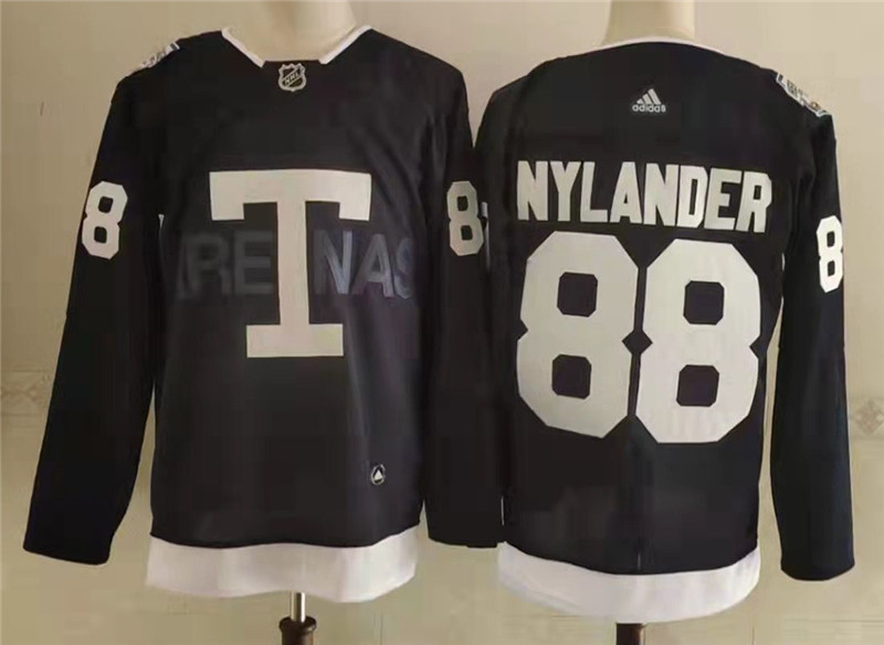 Men's Toronto Maple Leafs 88 William Nylander Navy 2022 NHL Heritage Classic Adidas Jersey