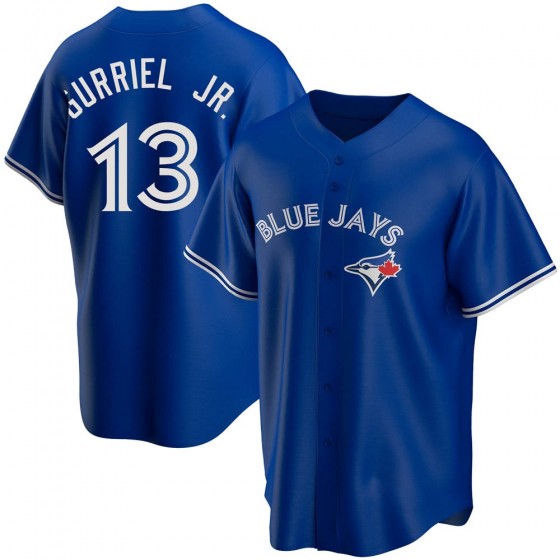 MEN'S TORONTO BLUE JAYS #13 LOURDES GURRIEL JR. ROYAL ALTERNATE JERSEY