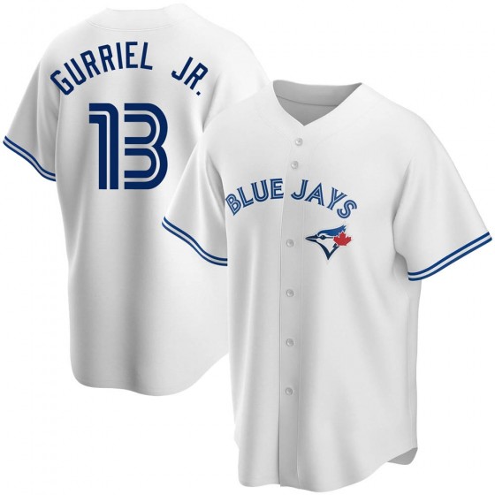 MEN'S TORONTO BLUE JAYS #13 LOURDES GURRIEL JR. WHITE HOME JERSEY