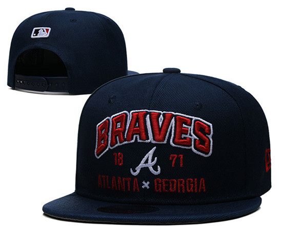 Atlanta Braves Stitched Snapback Hats 012