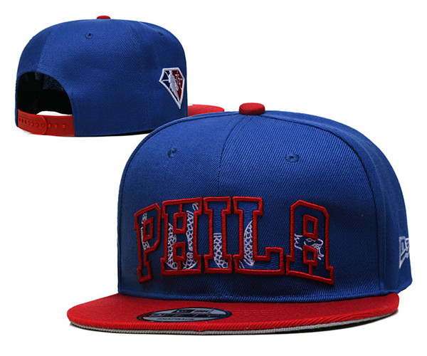 Philadelphia 76ers Stitched Snapback Hats 010