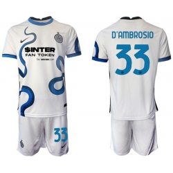 Men Inter Milan Soccer #33 Jersey