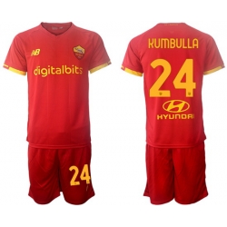 Men Roma Soccer #24 Jerseys