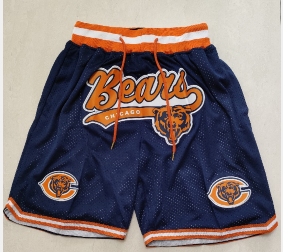 Men's Chicago Bears Navy Blue Just Don Shorts