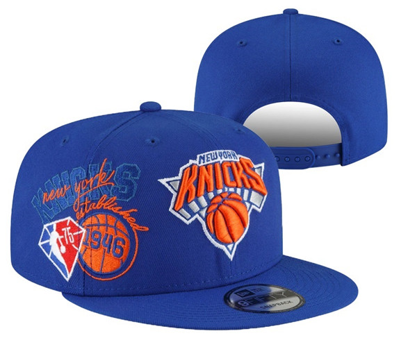 New York Knicks Stitched Snapback 75th Anniversary Hats 0013