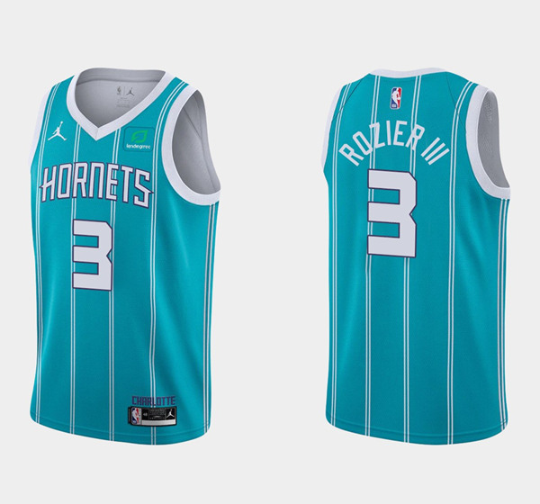 Men's Charlotte Hornets #3 Terry Rozier III Stitched NBA Jersey