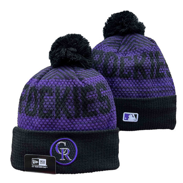 Colorado Rockies Knit Hats 005