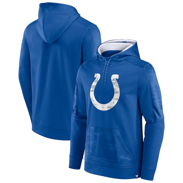 Men's Indianapolis Colts Royal On The Ball Pullover Hoodie