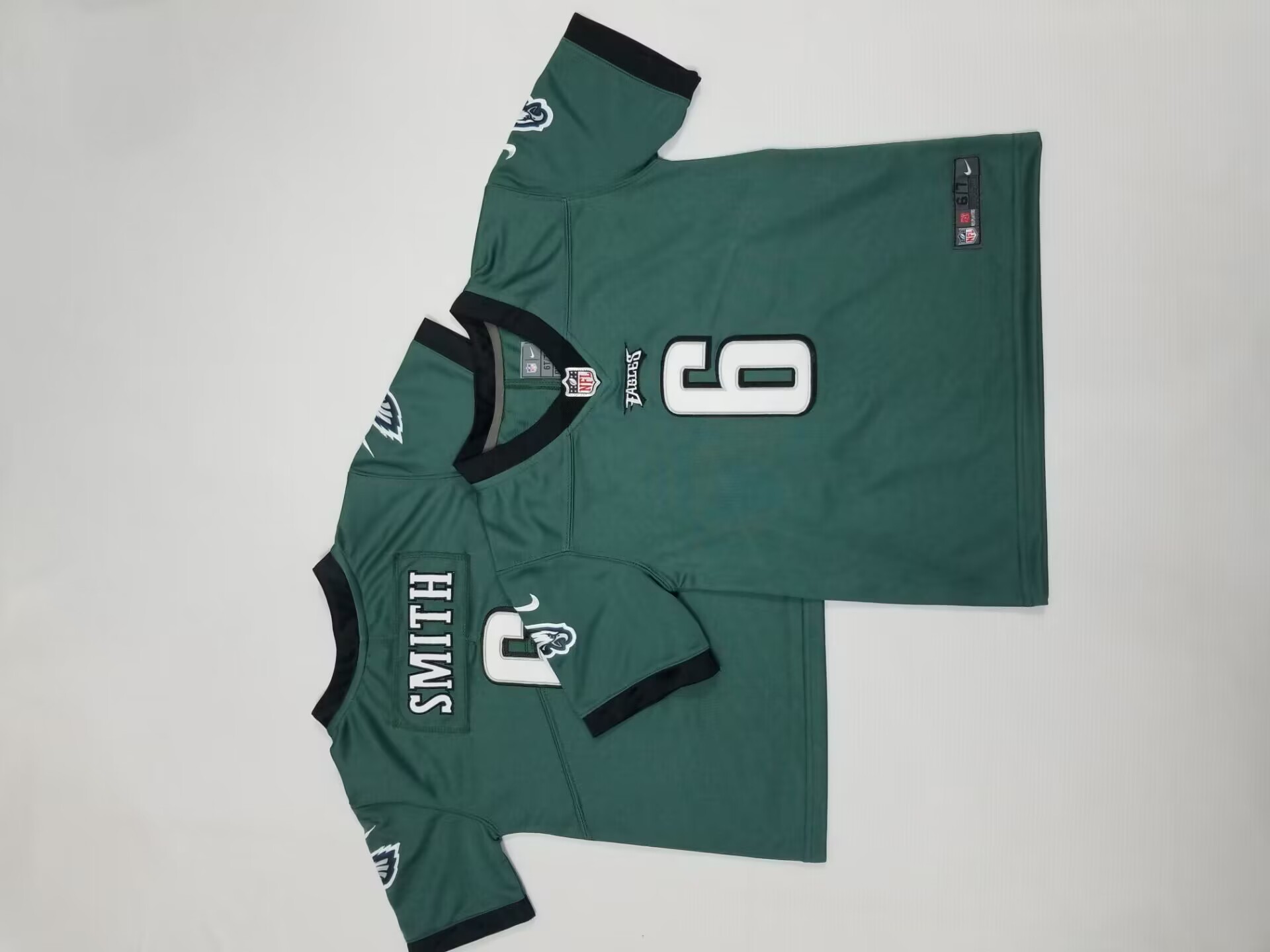 Toddlers Philadelphia Eagles #6 DeVonta Smith Midnight Green 2021 Vapor Untouchable Stitched NFL Nike Limited Jersey