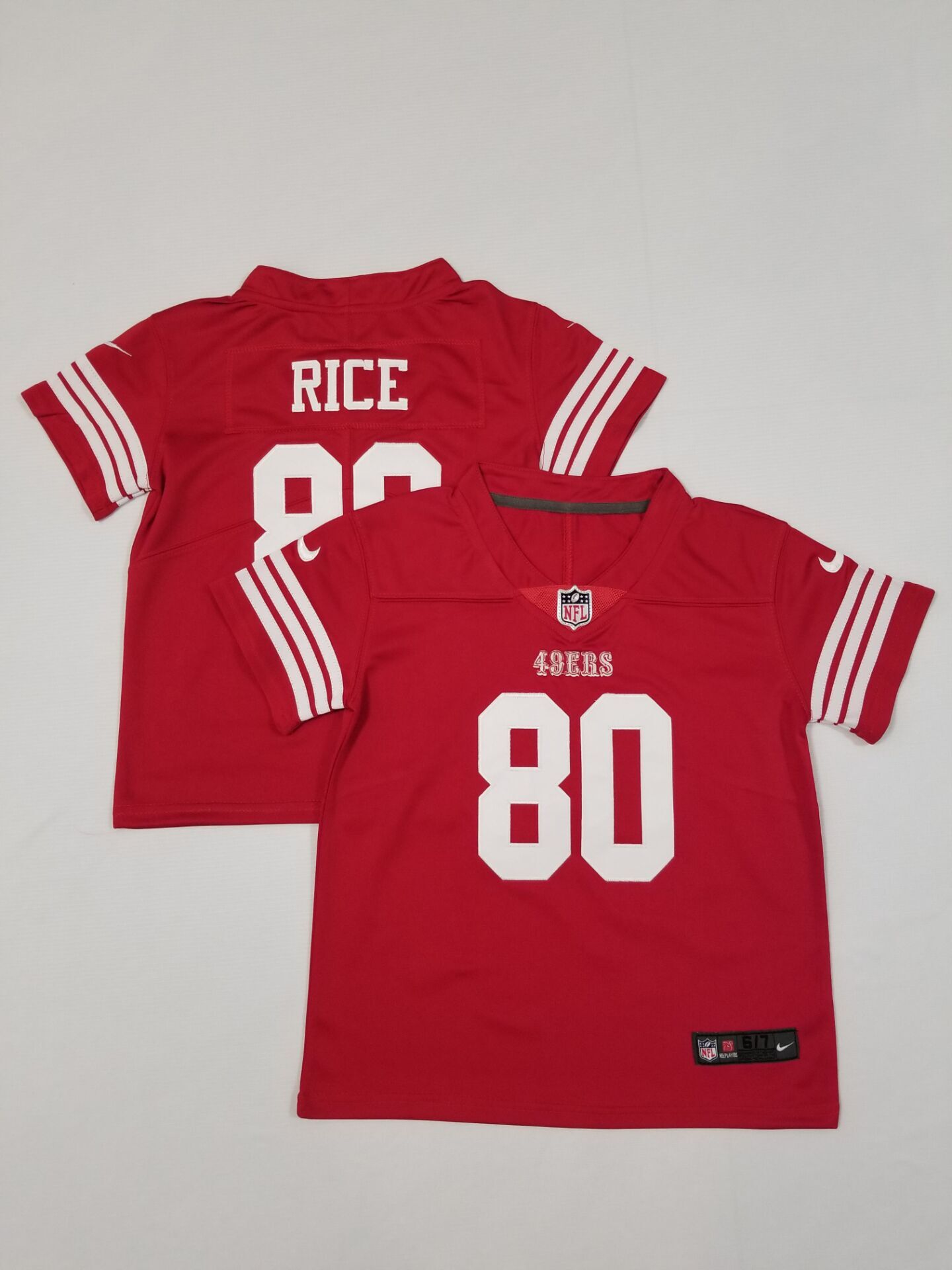 Toddlers San Francisco 49ers #80 Jerry Rice Limited Red Vapor Stitched Jersey