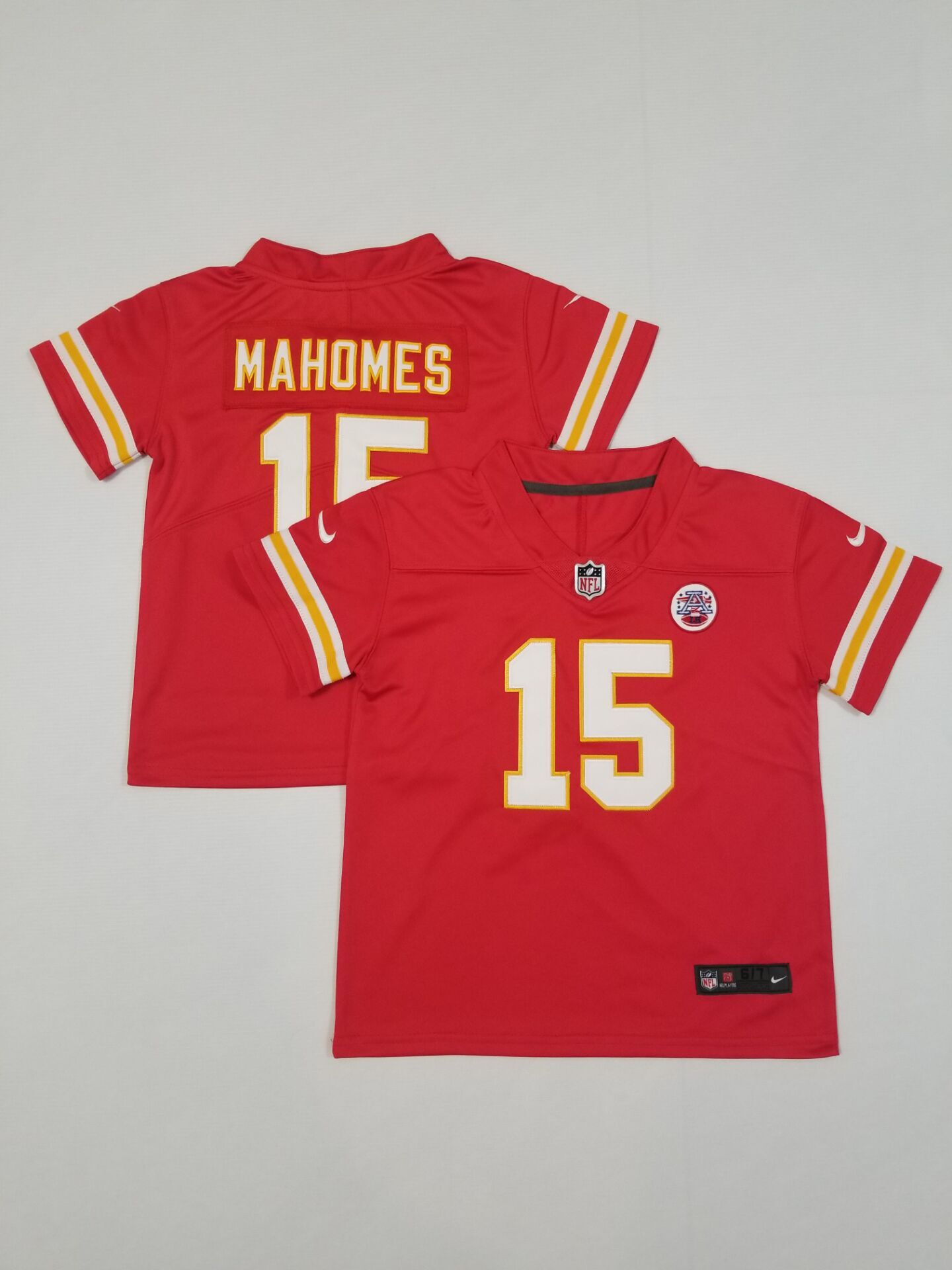 Toddlers Kansas City Chiefs #15 Patrick Mahomes Limited Red Vapor Jersey