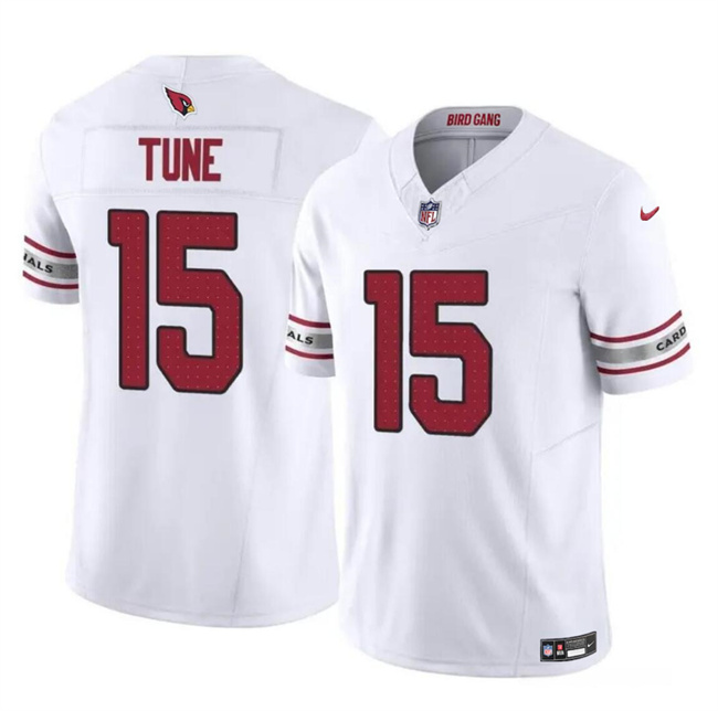 Men's Arizona Cardinals #15 Clayton Tune White 2023 F.U.S.E. Vapor Untouchable Limited Football Stitched Jersey