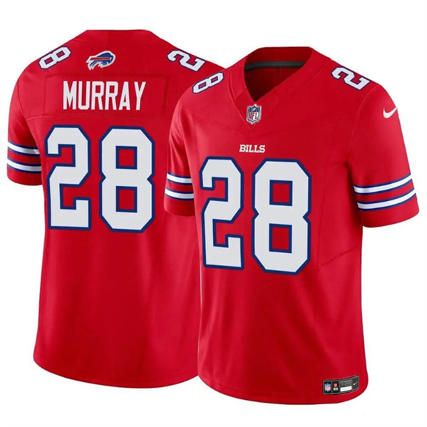 Men's Buffalo Bills #28 Latavius Murray Red 2023 F.U.S.E. Vapor Untouchable Limited Football Stitched Jersey