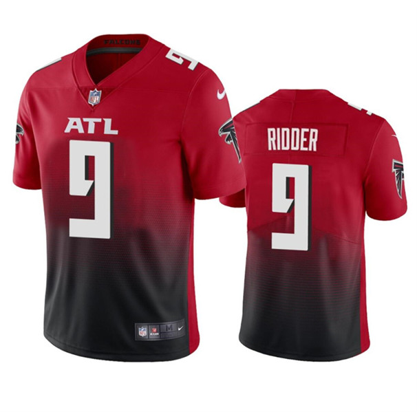 Men's Atlanta Falcons #9 Desmond Ridder Red Black 2023 F.U.S.E. Vapor Untouchable Limited Football Stitched Jersey