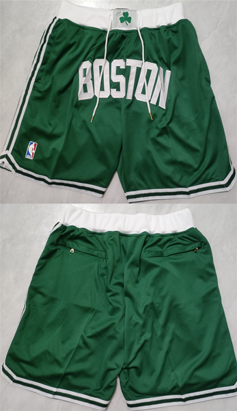 Men's Boston Celtics Green Shorts (Run Small)