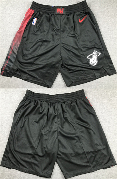 Men's Miami Heat Black Shorts (Run Small)