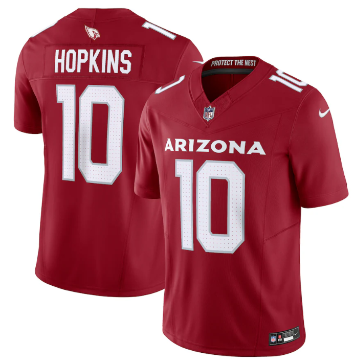 Men's Arizona Cardinals #10 DeAndre Hopkins Red Vapor Untouchable F.U.S.E. Limited Stitched Football Jersey