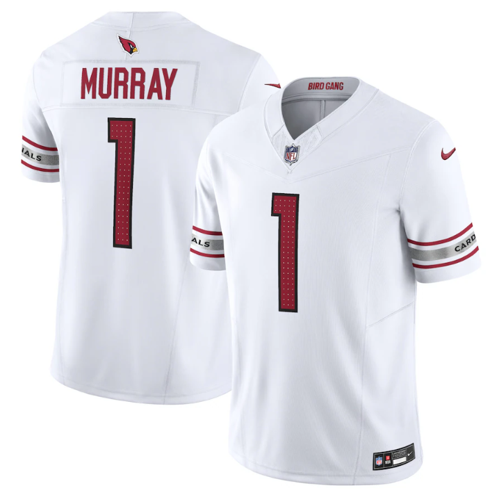 Men's Arizona Cardinals #1 Kyler Murray White Vapor Untouchable F.U.S.E. Limited Stitched Football Jersey